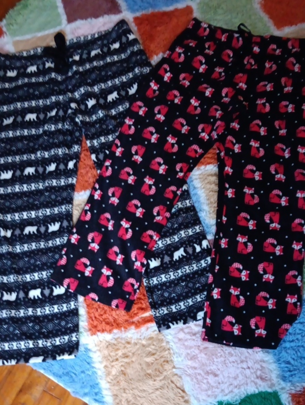 2 Pair of Women's XL Fleece Pajama Pants (both NWOTs),